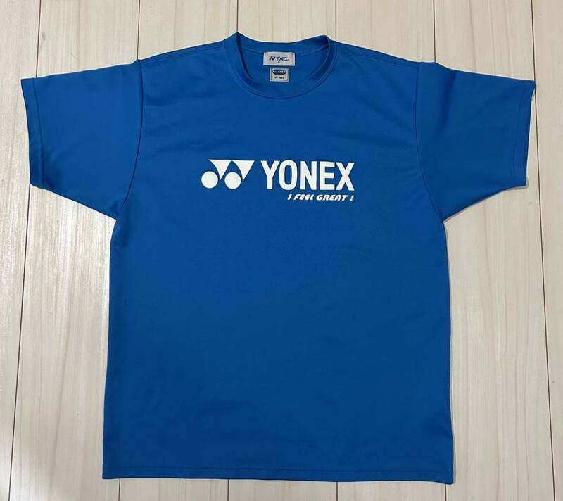送料無料 YONEX ヨネックス Tシャツ Mサイズ 半袖バドミントン テニス ウエア ベリークール インフィニットブルー 中古美品