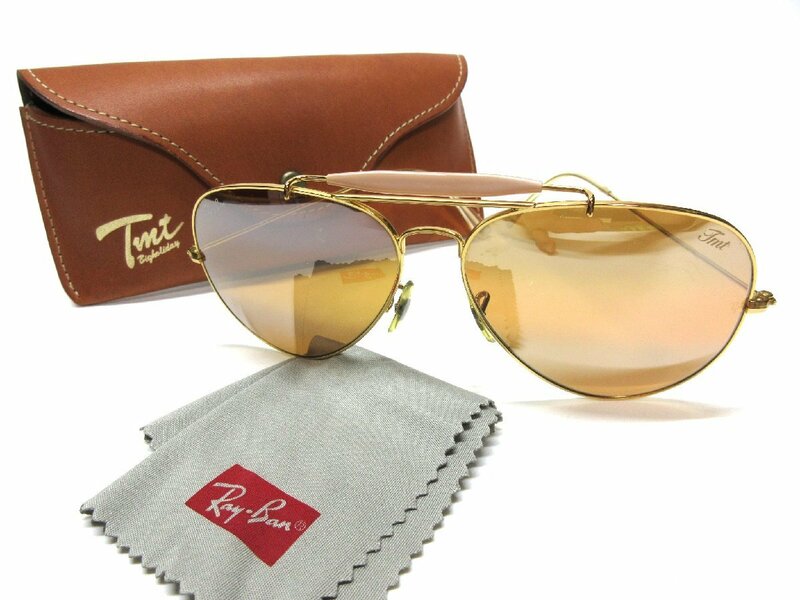 美品 キムタク(木村拓哉)さん着用 Ray Ban×TMT OUTDOORSMAN レイバン アウトドアーズマン/サングラス/イタリア製