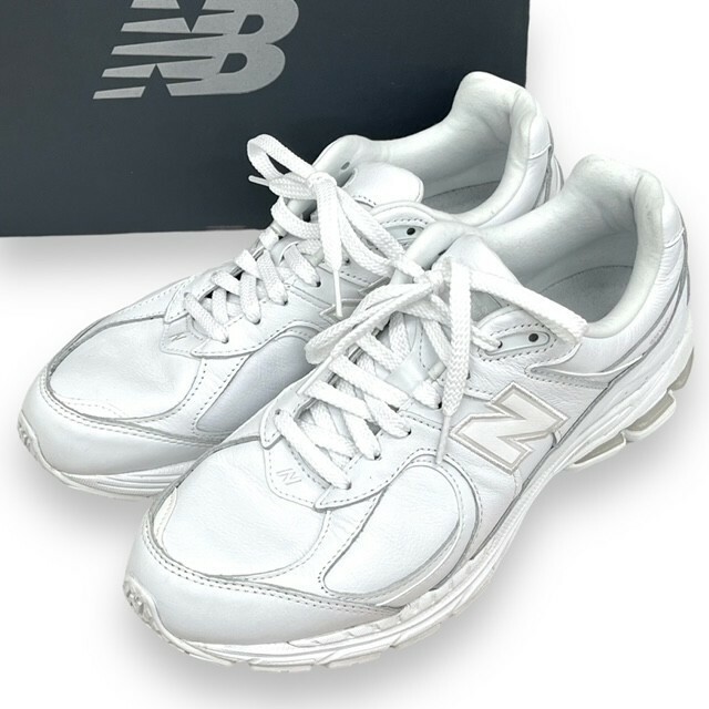 オールレザー 新品 NEW BALANCE ニューバランス 靴 スニーカー Triple White トリプルホワイト 28.5㎝ シューズ ML2002RI WHITE LEATHER