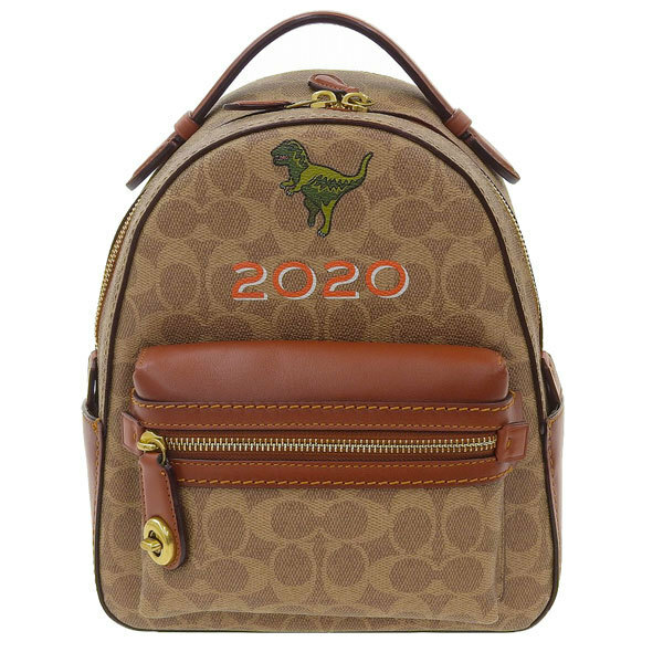 ◆未使用◆ コーチ COACH キャンパス リュック バックパック 23 シグネチャー 32715 レディース [265328]