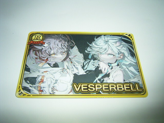 VTuber チップス5 R ＲＡＲＥ カード「VESPERBELL(カスカ/ヨミ)」Vチューバー 新品同様