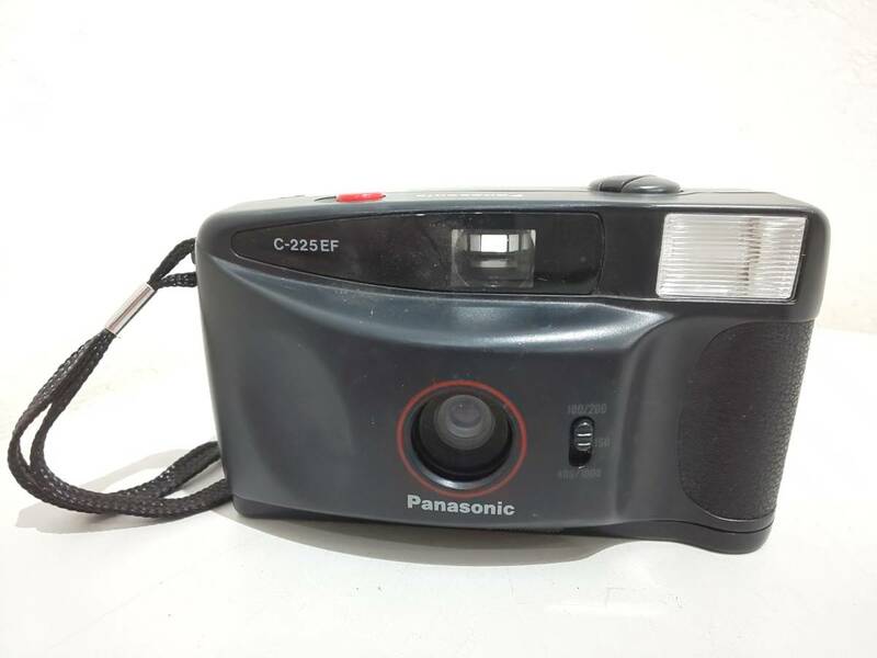 53861AD★Panasonic/パナソニック C-225EF コンパクトフィルムカメラ 通電○