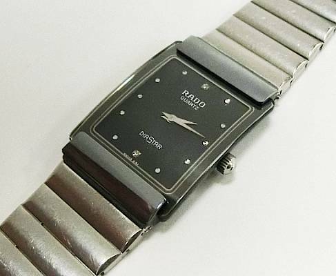 【12-11】ラドー RADO ダイヤスター DIASTAR メンズ クォーツ 腕時計【菊地質店】