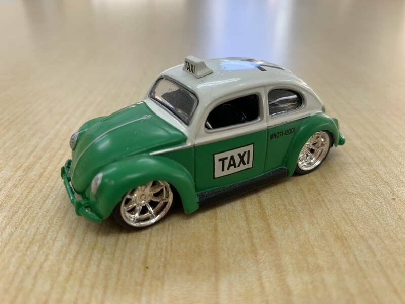 【TAXY 714】1/64 Jada Toys DUB CITY VW BEETLE フォルクスワーゲン 空冷BUG Type1 OLD SKOOL 大径ホイール ルース 