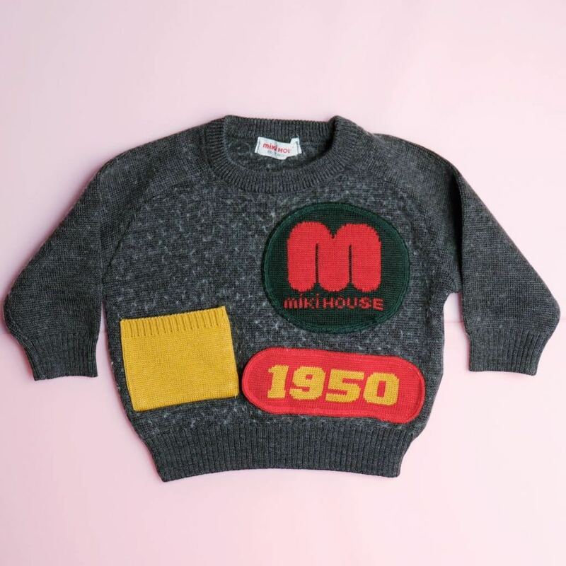 【美品】OLD MIKIHOUSE ミキハウス ニットセーター 80 [skuuuキッズ] ヴィンテージ トップス オールド vintage