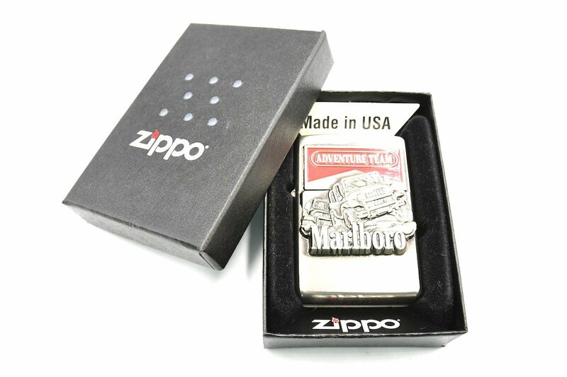 Zippo ジッポー Marlboro マルボロ ADVENTURE TEAM アドベンチャーチーム オイルライター 喫煙具 箱 20786380