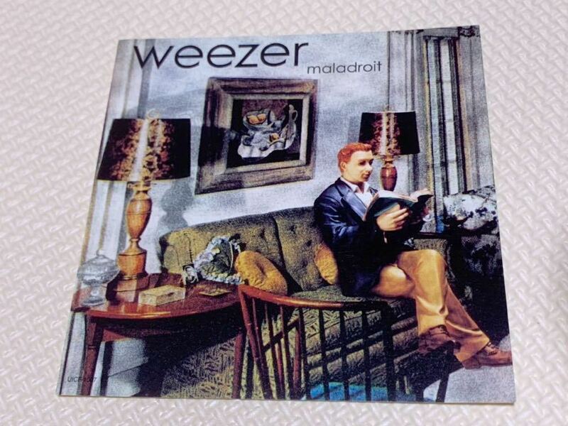 ◎送料無料【 weezer 】maladroit 非売品ステッカー ★ ウィーザー 洋楽 人気 アルバム ロック エモ going steady nirvana sonic youth