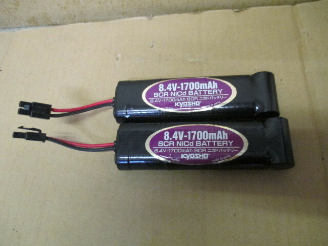 kyosho ニカド 　バッテリー　8.4ｖ-1700ｍＡｈ　 2 本　(W)