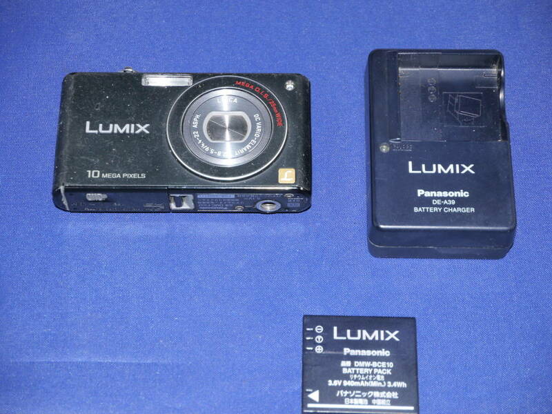 高画質　パナソニック　Panasonic LUMIX DMC-FX37 　ブラック