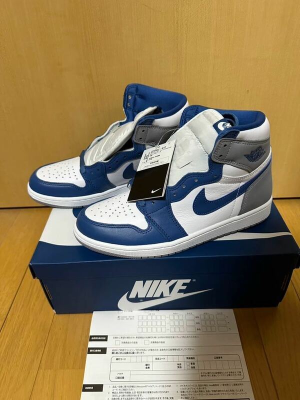 【新品】26.5cm Nike Air Jordan 1 High OG True Blue ナイキ エアジョーダン1 ハイ OG トゥルーブルー