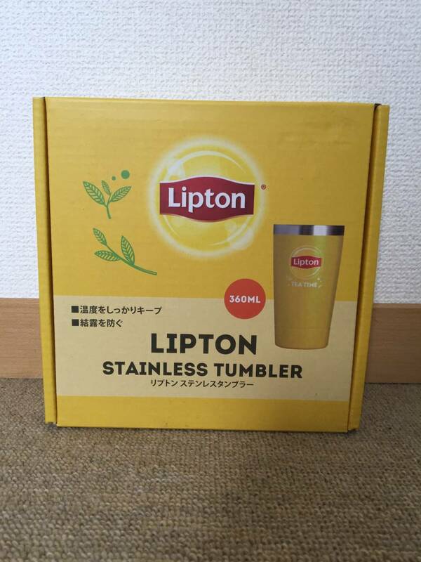 Lipton リプトン ステンレスタンブラー 360ml 真空 保温 保冷 Lipton Stainless tumbler