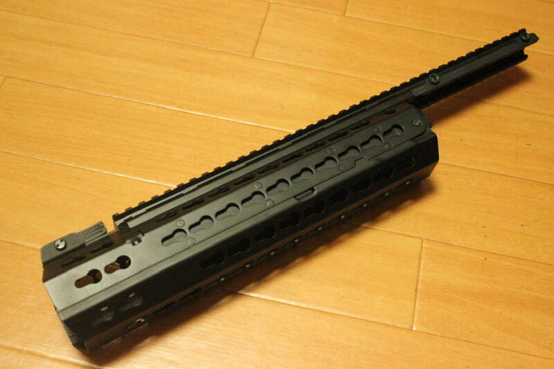 ◆VLTOR CASV タイプ KeyMod キーモッドハンドガード VLTOR CAS-FSタイプ フリップアップフロントサイト付き◆M4 SOCOM SOPMOD CQB-R MWS