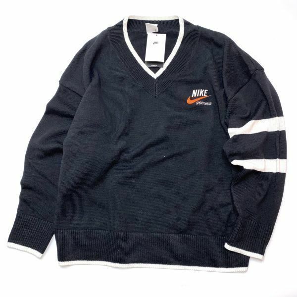 NIKE ナイキ NSW オーバーサイズ セーター 黒 XL DX0009-010 23-1020-8-3