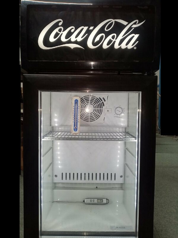 Haier JR-CC25B 冷蔵ショーケース 100V 2015年製 非売品 コカ・コーラ ハイアール 【現状品】