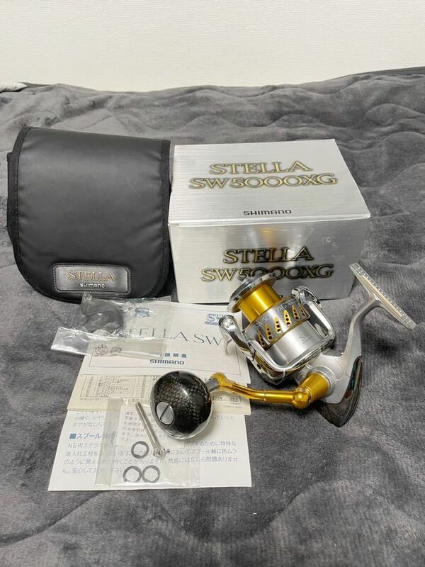 超美品　スペア機　SHIMANO 08 STELLA SW 5000XG エクストラハイギア シマノ ステラ