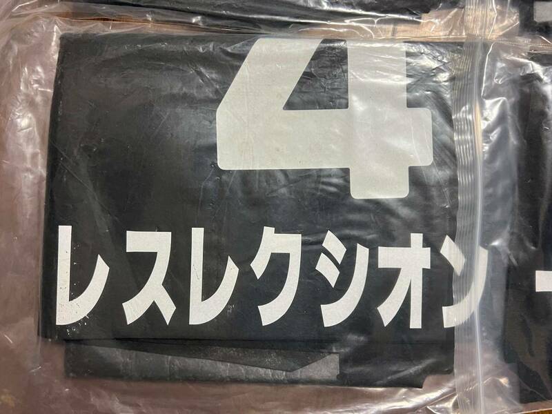 JRA　中央競馬　非売品　ゼッケン　実使用済み　競走馬　競馬　レスレクシオン