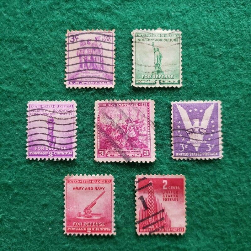 アメリカ合衆国切手 UNITED STATES POSTAGE ★7枚　外国切手/古い切手