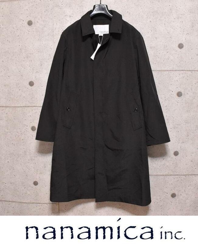 【送料無料】新品 ナナミカ 21FW ステンカラーコート S 定価86900円 SUBF169 ブラウン nanamica Soutien Collar Coat