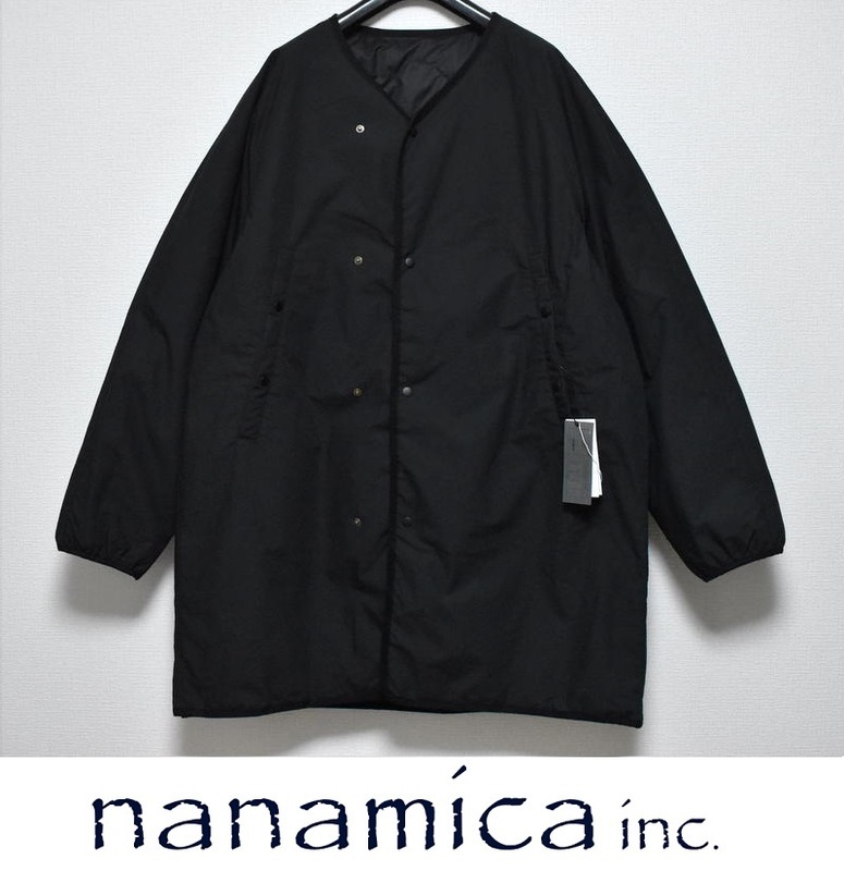 【送料無料】新品 nanamica Reversible Down Coat S SUBF267 BLACK ナナミカ リバーシブル ダウンコート ★