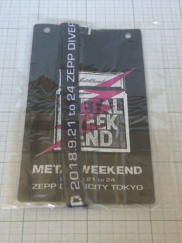 【未開封】METAL WEEKEND チケットホルダー（ネックストラップ付）