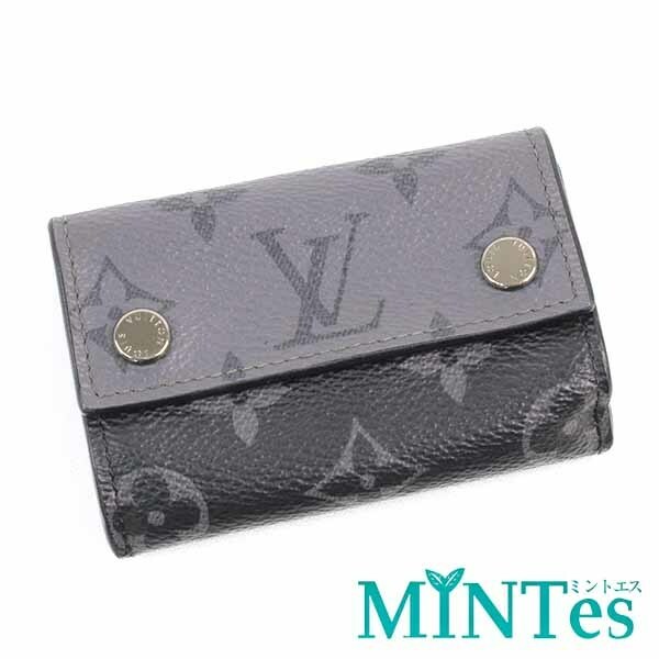 Louis Vuitton ルイヴィトン M45417 ディスカバリー コンパクト ウォレット 三つ折り財布 エクリプス・リバース グレー キャンバス