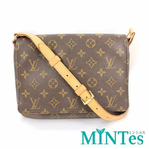 Louis Vuitton ルイヴィトン M51257 ミュゼットタンゴ ショート ショルダーバッグ ブラウン モノグラム モノグラムキャンバス レディース