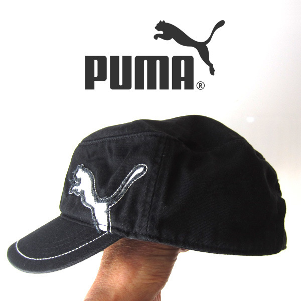 未使用品　puma／プーマ★　ワークキャップ　黒