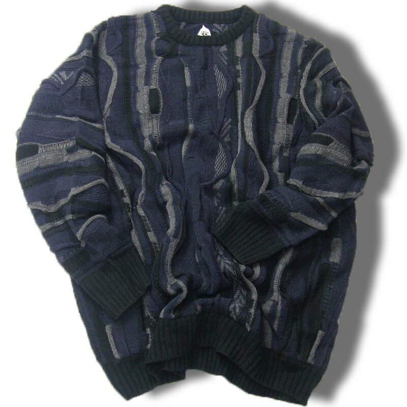 新品 【THRIFTY LOOK / スリフティールック】3d knitting B sweater オーバーサイズ 3D ニット COOGI ★352632 秋冬 ユニセックス
