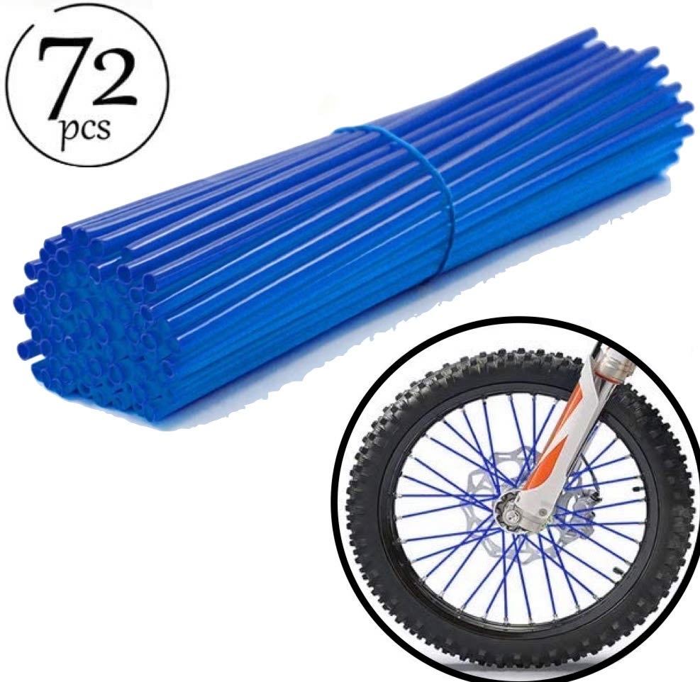 スポークラップ スポークスキン スポークカバー ブルー 青　スーパーカブ　ftr tw225