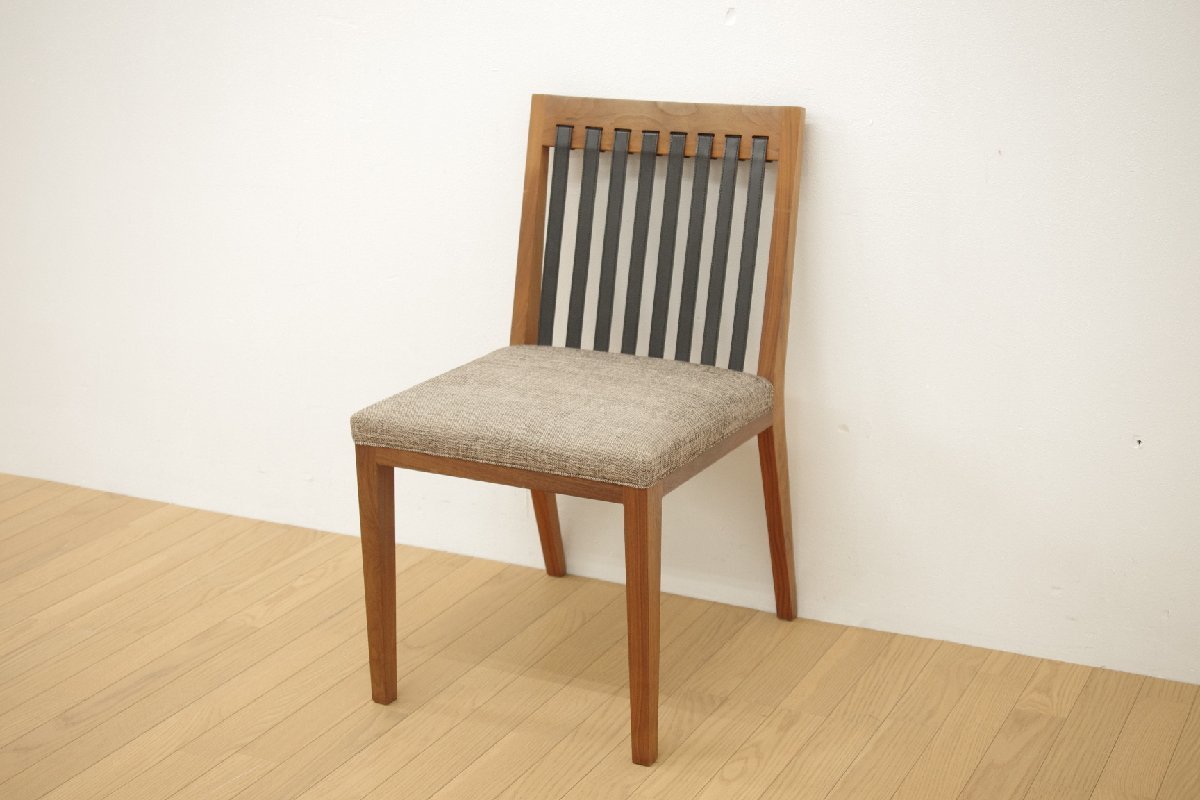 展示品 Ritzwell リッツウェル BLAVA ブラヴァ アームレスチェア ウォールナット ダイニングチェア イス 食卓椅子 モダン ナチュラル