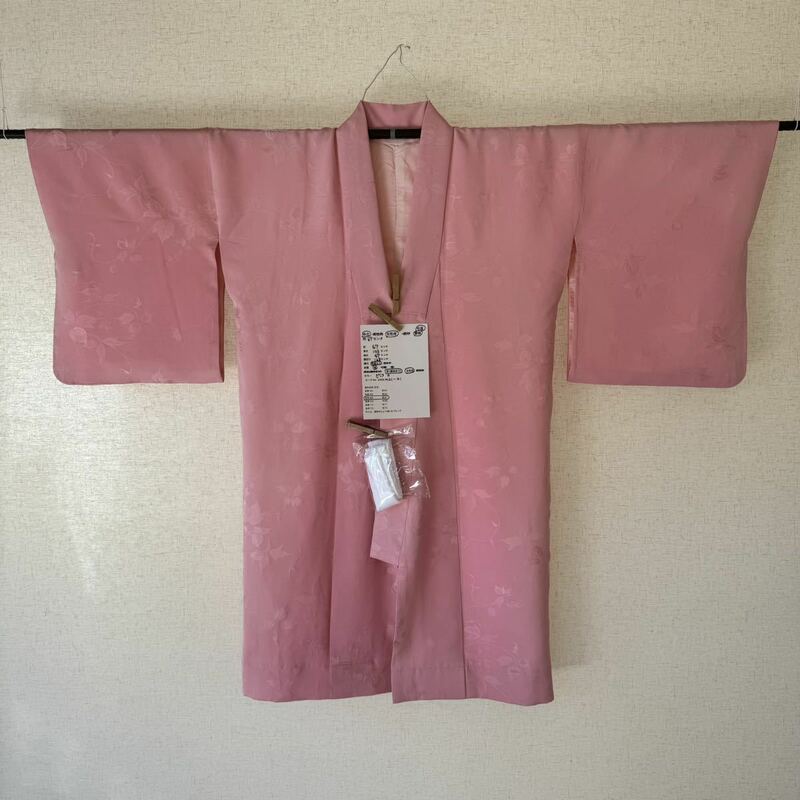 弓道　女性用　中古　着物　絹　たすき付　袴用　裄67センチ　20240121-01