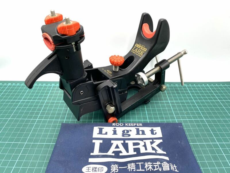 25★ライトラーク★収納袋付★LIGHTLARK★ロッドホルダー★第一精工★竿受★中古★ロッドキーパー★