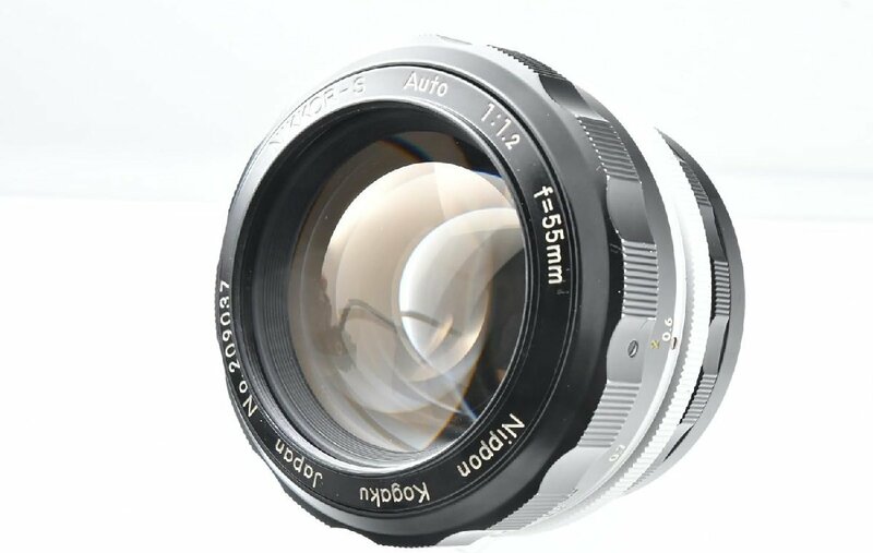 オールドレンズ Nikon オールドレンズ 神レンズ ニッコール-S Auto 55mm F1.2 単焦点レンズ 一眼レフカメラ【中古】