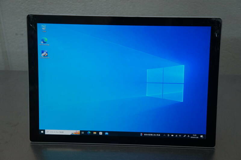 AC無し本体のみJUNK ジャンク 画面粉砕 Microsoft Surface Pro LTE Advanced GWL-00009 12.3/Core i5 7300U／4GB／SSD128GB/2736×1824 (2)