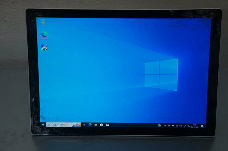 AC無し本体のみJUNK ジャンク 画面粉砕 Microsoft Surface Pro LTE Advanced GWL-00009 12.3/Core i5 7300U／4GB／SSD128GB/2736×1824 (6)