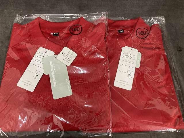 12-01-A04 ■BZ Jr.Tネックアンダーシャツ 長袖 160㎝ ２枚セット 送料無料 未使用品