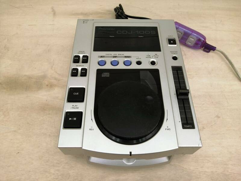 【ジャンク】Pioneer パイオニア CDJ-100S プロフェッショナルCDプレーヤー オーディオ 音響 DJ機器 ジャンク