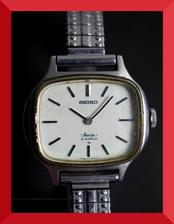 セイコー SEIKO ソシエ Socie 21石 手巻き 2針 11-4020 女性用 レディース 腕時計 W823 ジャンク