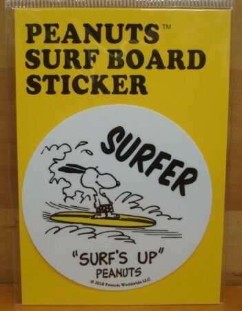 新品SNOOPY PEANUTS SURF BOARD STICKER（スヌーピーサーフボードステッカー） SNP-19008