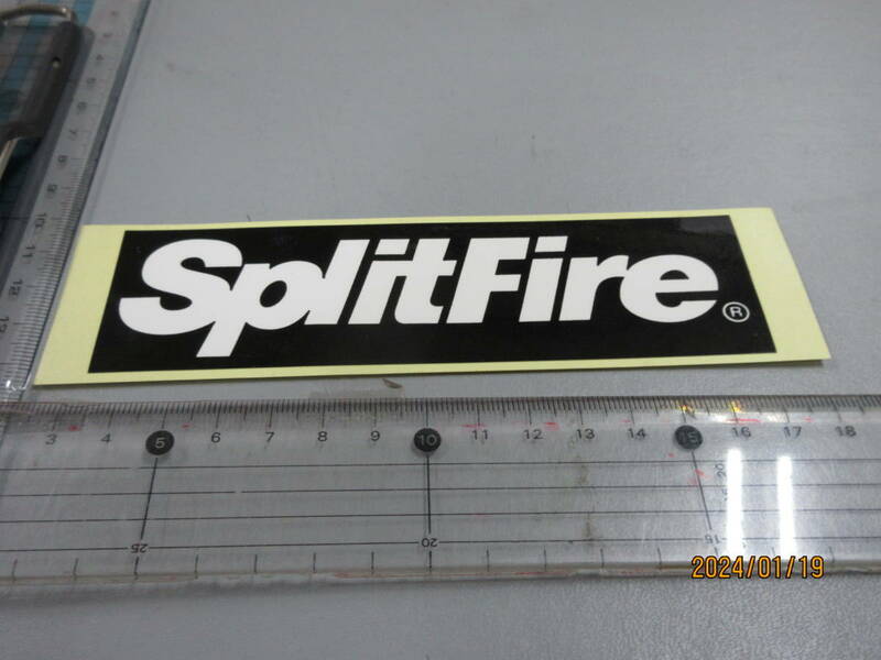 Split Fire 　バイクスポンサー ステッカー スーパーレア品 当時物　希少 限定品　