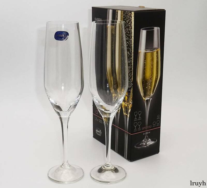 ペア ボヘミアングラス正規品 シャンパングラス 2個セット チェコ製 シャンパン スパークリングワイン カクテル プレセント