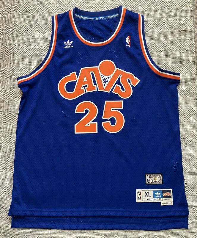 【希少】 NBA CAVS マーク・プライス PRICE ＃25 ★クリーブランド・キャブス adidas アディダス ユニフォーム ジャージ バスケ シャツ　XL