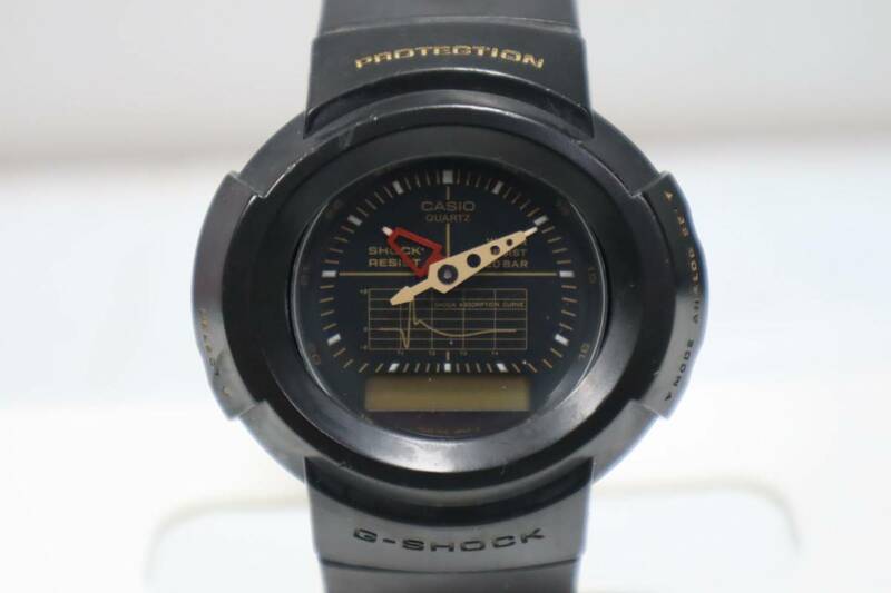 J1234 Y カシオ　AW-500　Gショック　ブラック　クオーツ　メンズ　腕時計