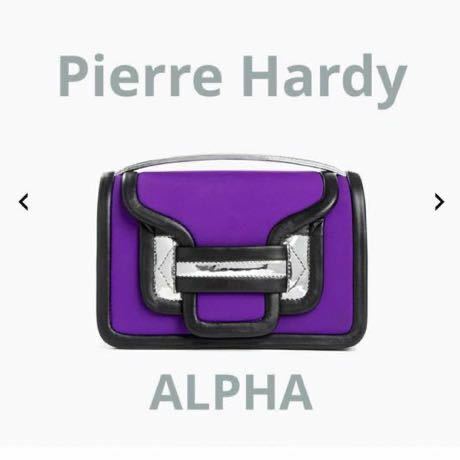 ピエールアルディ バッグ アルファ ハンドバッグ　ALPHA ショルダーバッグ Pierre Hardy ドゥロワー drawer アルファヴィル シルバー 