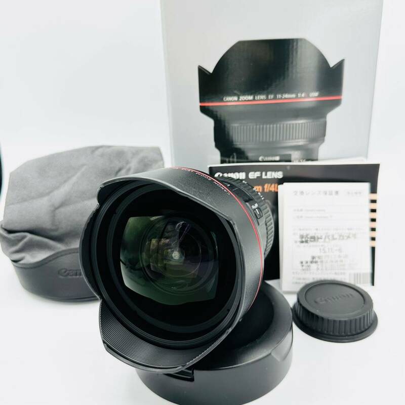 【良品】Canon 超広角レンズ EF11-24mm F4L USM フルサイズ対応 EF11-24L キャノン