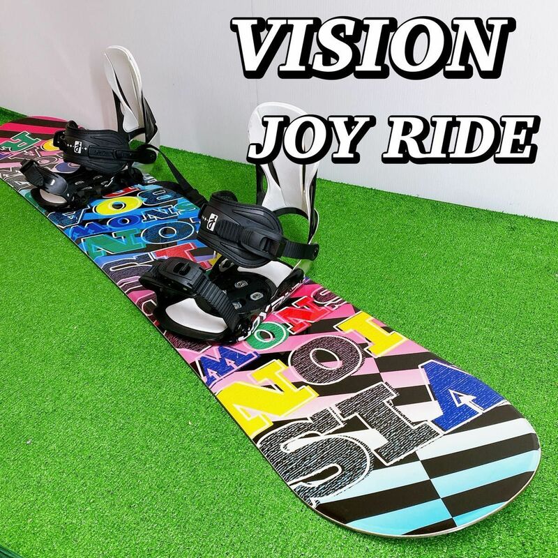 VISION ビジョン 板 JOY RIDE ビンディング付き スノーボード