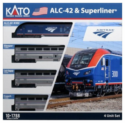 KATO 10-1788 アムトラックALC-42＆スーパーライナー4両セット