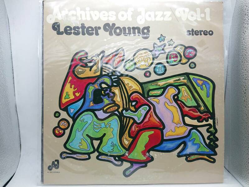 74/AｒchivesofJazz/Vol1/LesterYoung/数か所傷あり/レコード/長期保管品