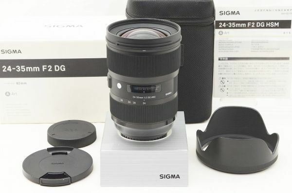 ☆良品☆ SIGMA シグマ 24-35mm F2 DG HSM Art 元箱 付属品 Canon用 ♯24011001