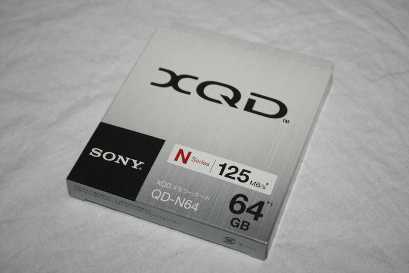 送料無料！　SONY　QD-N64　新品同様　Nシリーズ　XQDメモリーカード　(検索：PXW-、FDR-)